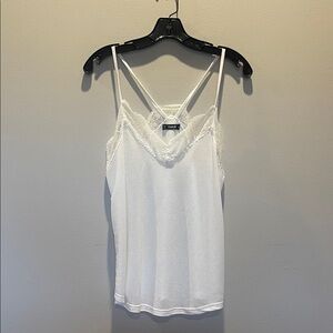 Stylish White Lace Cami Top